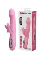 PRETTY LOVE BELLA VIBRADOR RABBIT CON ESTIMULACION MARIPOSA Y LED ROSA