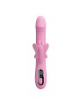 PRETTY LOVE BELLA VIBRADOR RABBIT CON ESTIMULACION MARIPOSA Y LED ROSA