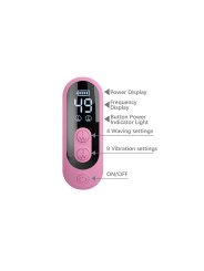 PRETTY LOVE BELLA VIBRADOR RABBIT CON ESTIMULACION MARIPOSA Y LED ROSA