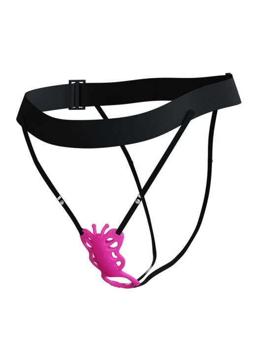 PRETTY LOVE BUTTERFLY MASAJEADOR TANGA APP CONTROL ROSA