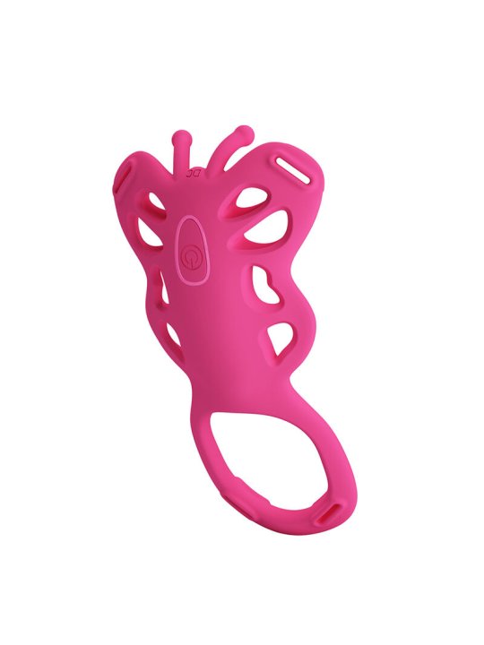 PRETTY LOVE BUTTERFLY MASAJEADOR TANGA APP CONTROL ROSA