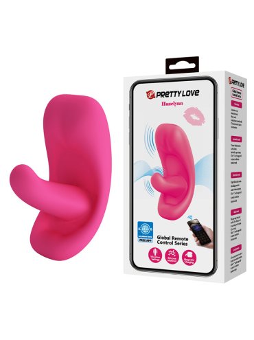 PRETTY LOVE HAZELYNN MASAJEADOR APP CONTROL 12 FUNCIONES ROSA
