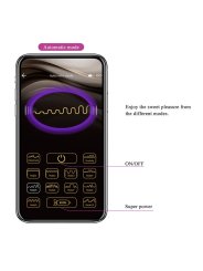 PRETTY LOVE HAZELYNN MASAJEADOR APP CONTROL 12 FUNCIONES ROSA