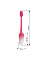 PRETTY LOVE HUEVO VIBRADOR PULSEN CONTROL APP 12 FUNCIONES RECARGABLE USB ROSA