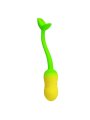 PRETTY LOVE HUEVO VIBRADOR PULSEN CONTROL APP 12 FUNCIONES RECARGABLE USB VERDE AMARILLO