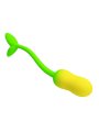 PRETTY LOVE HUEVO VIBRADOR PULSEN CONTROL APP 12 FUNCIONES RECARGABLE USB VERDE AMARILLO