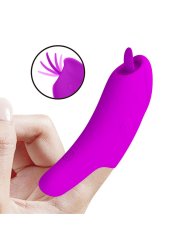 PRETTY LOVE PETERSON HONEY FINGER VIBRADOR DE DEDO RECARGABLE MORADO