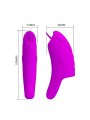 PRETTY LOVE PETERSON HONEY FINGER VIBRADOR DE DEDO RECARGABLE MORADO