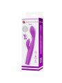PRETTY LOVE JENE VIBRADOR DOBLE ESTIMULACION PARA PUNTO G Y CLITORIS MORADO