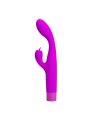 PRETTY LOVE JENE VIBRADOR DOBLE ESTIMULACION PARA PUNTO G Y CLITORIS MORADO
