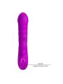 PRETTY LOVE MONICA VIBRADOR DOBLE ESTIMULACION PARA PUNTO G Y CLITORIS RECARGABLE MORADO