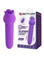 PRETTY LOVE DANNELL VIBRADOR CON ESTIMULACION ORAL Y CLITORAL RECARGABLE MORADO