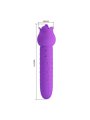 PRETTY LOVE DANNELL VIBRADOR CON ESTIMULACION ORAL Y CLITORAL RECARGABLE MORADO