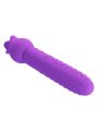 PRETTY LOVE DANNELL VIBRADOR CON ESTIMULACION ORAL Y CLITORAL RECARGABLE MORADO