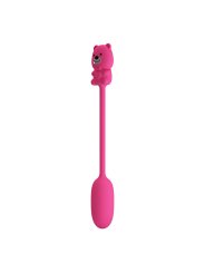 PRETTY LOVE OLSON HUEVO VIBRADOR CON MANDO POR CABLE RECARGABLE ROSA