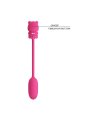 PRETTY LOVE OLSON HUEVO VIBRADOR CON MANDO POR CABLE RECARGABLE ROSA