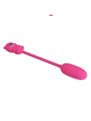 PRETTY LOVE OLSON HUEVO VIBRADOR CON MANDO POR CABLE RECARGABLE ROSA