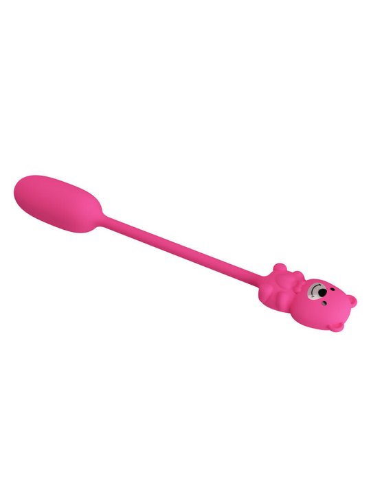 PRETTY LOVE OLSON HUEVO VIBRADOR CON MANDO POR CABLE RECARGABLE ROSA