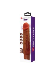 PRETTY LOVE DUKE VIBRADOR REALISTICO 235 CM O 48 CM COLOR MARRON