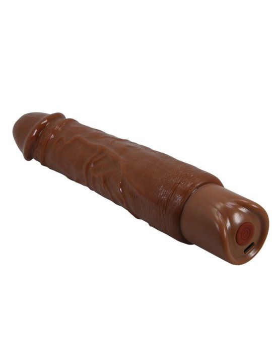 PRETTY LOVE DUKE VIBRADOR REALISTICO 235 CM O 48 CM COLOR MARRON