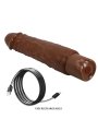 PRETTY LOVE DUKE VIBRADOR REALISTICO 235 CM O 48 CM COLOR MARRON