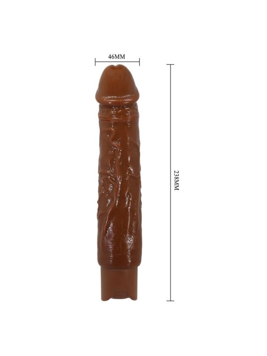 PRETTY LOVE DUKE VIBRADOR REALISTICO 235 CM O 48 CM COLOR MARRON