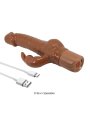 PRETTY LOVE ELLISON VIBRADOR RABBIT REALISTICO 226 CM O 42 CM COLOR MARRON