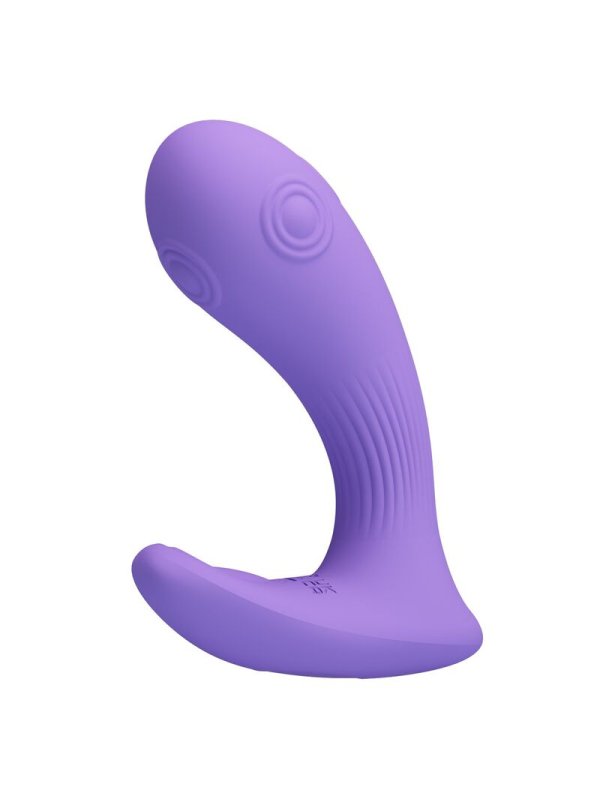 PRETTY LOVE ANDROMEDA VIBRADOR DE DOBLE ESTIMULACION RECARGABLE MORADO
