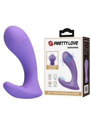 PRETTY LOVE ANDROMEDA VIBRADOR DE DOBLE ESTIMULACION RECARGABLE MORADO