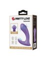 PRETTY LOVE ANDROMEDA VIBRADOR DE DOBLE ESTIMULACION RECARGABLE MORADO