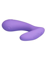 PRETTY LOVE ANDROMEDA VIBRADOR DE DOBLE ESTIMULACION RECARGABLE MORADO