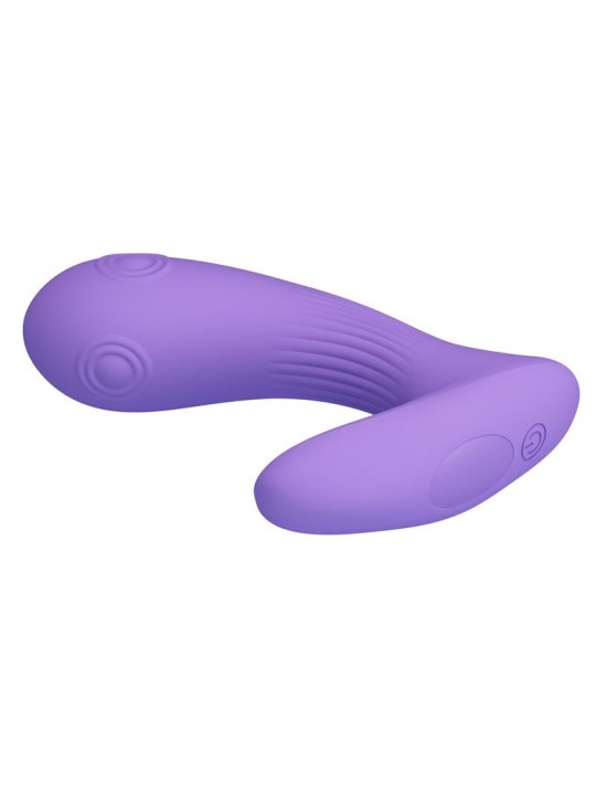 PRETTY LOVE ANDROMEDA VIBRADOR DE DOBLE ESTIMULACION RECARGABLE MORADO