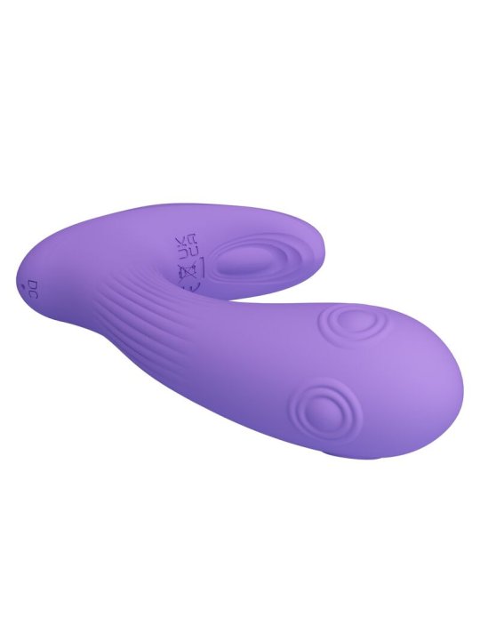 PRETTY LOVE ANDROMEDA VIBRADOR DE DOBLE ESTIMULACION RECARGABLE MORADO