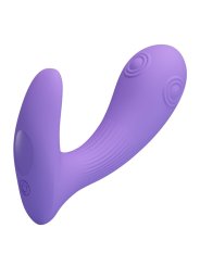 PRETTY LOVE ANDROMEDA VIBRADOR DE DOBLE ESTIMULACION RECARGABLE MORADO