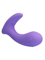 PRETTY LOVE ANDROMEDA VIBRADOR DE DOBLE ESTIMULACION RECARGABLE MORADO