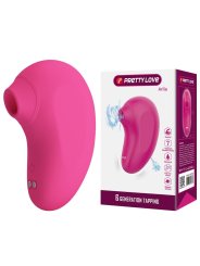 PRETTY LOVE ARILA SUCCIONADOR DE CLITORIS CON VIBRACION RECARGABLE ROSA