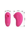 PRETTY LOVE ARILA SUCCIONADOR DE CLITORIS CON VIBRACION RECARGABLE ROSA