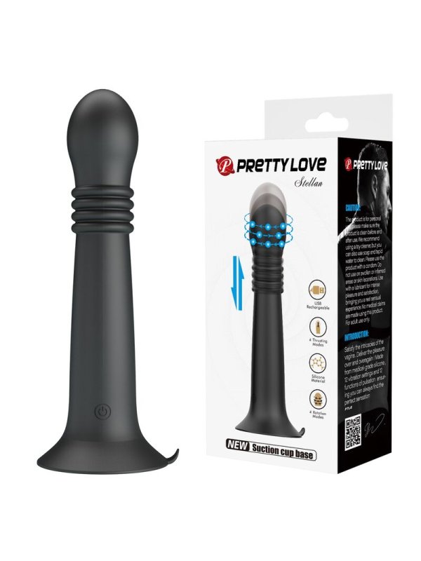 PRETTY LOVE STELLA MASAJEADOR ROTATIVO Y DE EMPUJE RECARGABLE USB