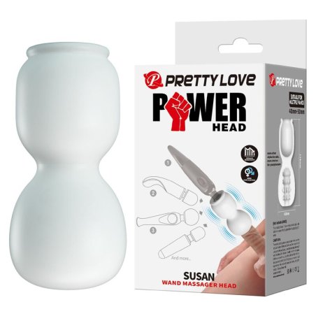 PRETTY LOVE SUSAN CABEZAL POWER HEAD PARA MASAJEADOR VARITA O 65 CM