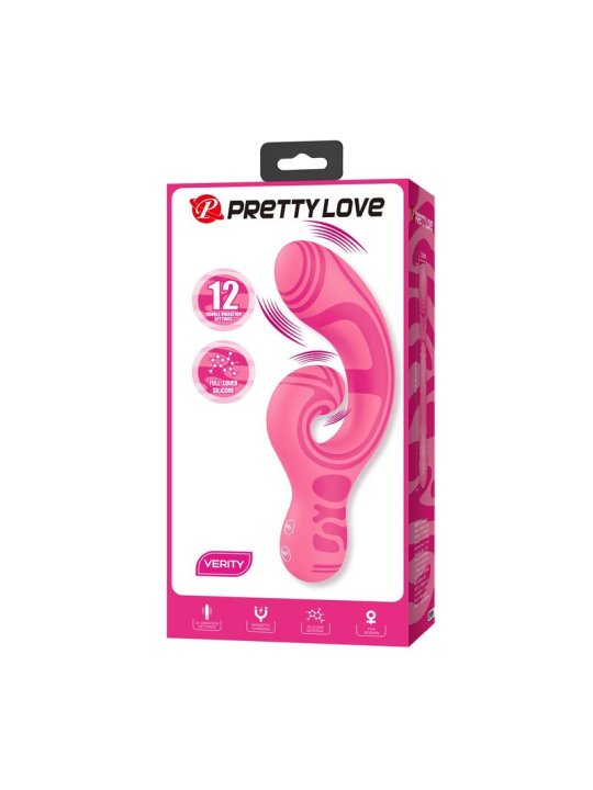 PRETTY LOVE VERITY MASAJEADOR DOBLE RECARGABLE USB