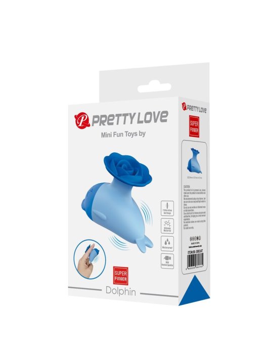 PRETTY LOVE DOLPHIN MINI VIBRADOR RECARGABLE USB