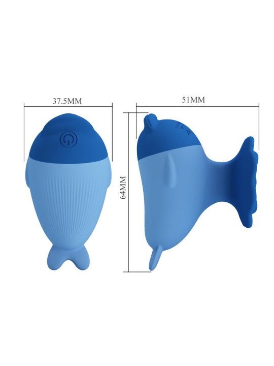 PRETTY LOVE DOLPHIN MINI VIBRADOR RECARGABLE USB
