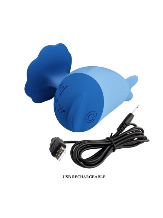 PRETTY LOVE DOLPHIN MINI VIBRADOR RECARGABLE USB