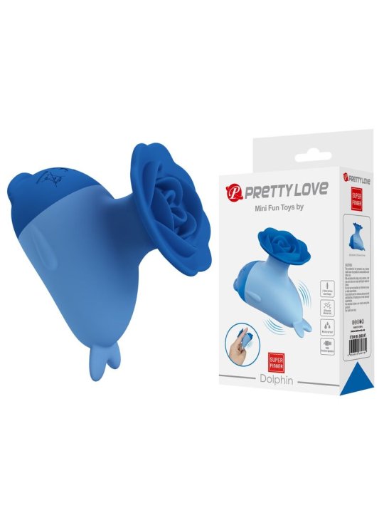 PRETTY LOVE DOLPHIN MINI VIBRADOR RECARGABLE USB