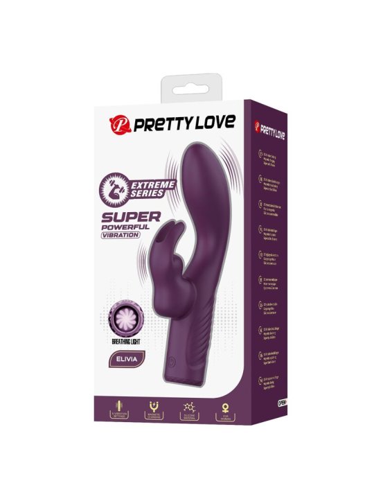 PRETTY LOVE OLIVIA VIBRADOR RABBIT RECARGABLE 10 FUNCIONES