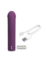 PRETTY LOVE RYLAND VIBRADOR RECARGABLE 10 FUNCIONES MORADO