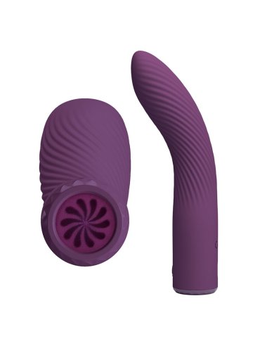 PRETTY LOVE KISSELL VIBRADOR RECARGABLE 10 FUNCIONES MORADO