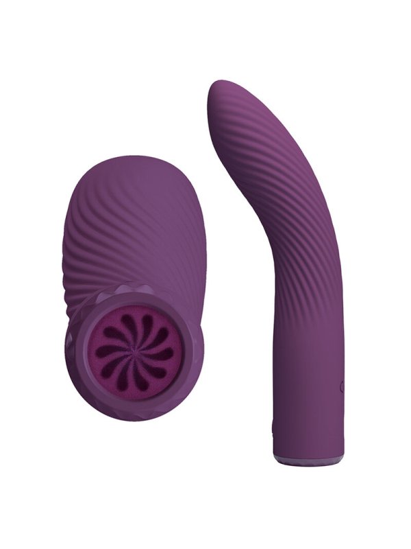 PRETTY LOVE KISSELL VIBRADOR RECARGABLE 10 FUNCIONES MORADO