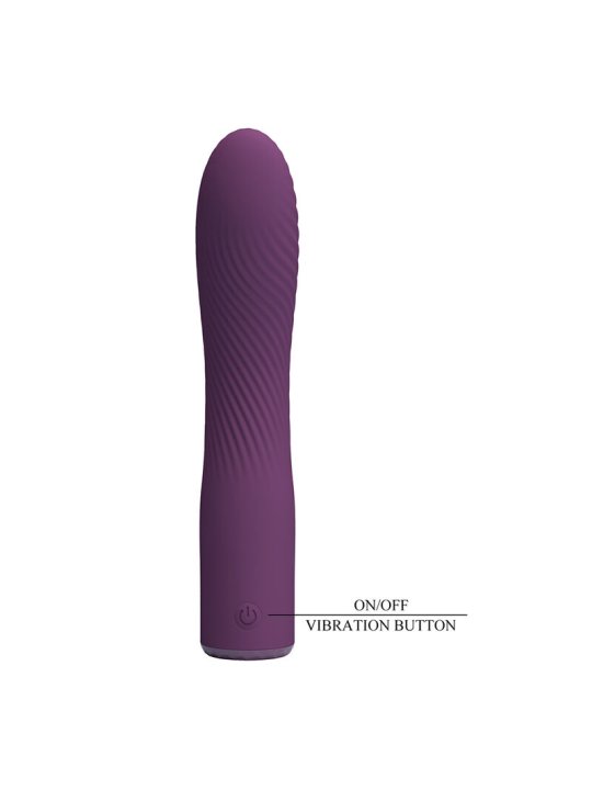 PRETTY LOVE KISSELL VIBRADOR RECARGABLE 10 FUNCIONES MORADO