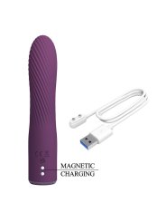 PRETTY LOVE KISSELL VIBRADOR RECARGABLE 10 FUNCIONES MORADO